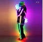 MJ dance light up led tron costume with led hat,led gloves,led shoes cover